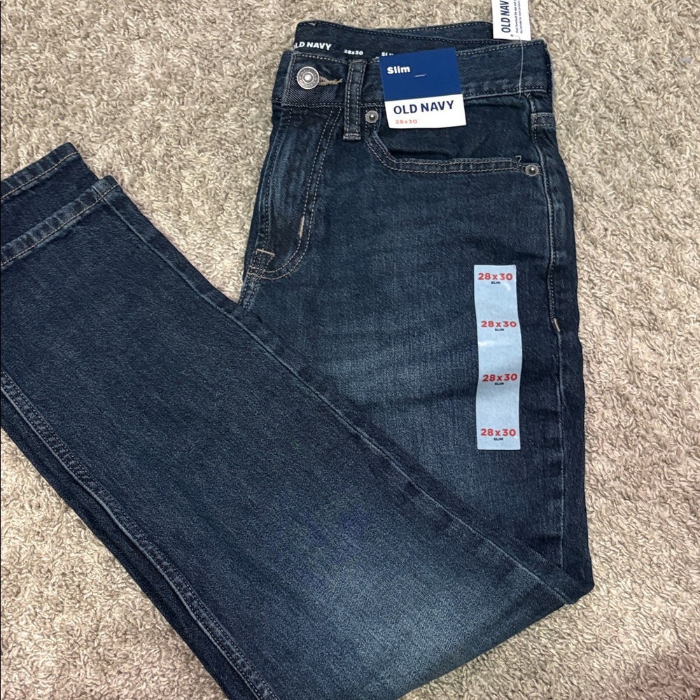 Old Navy Slim Men’s Jeans in Dark Indigo